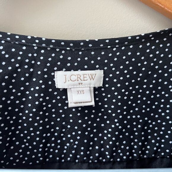 J Crew polka dot button down dress size XXS - Picture 5 of 5